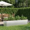 Raised Garden Bed for Outdoor Use Stainless Steel 200 X 40 X 40 Cm