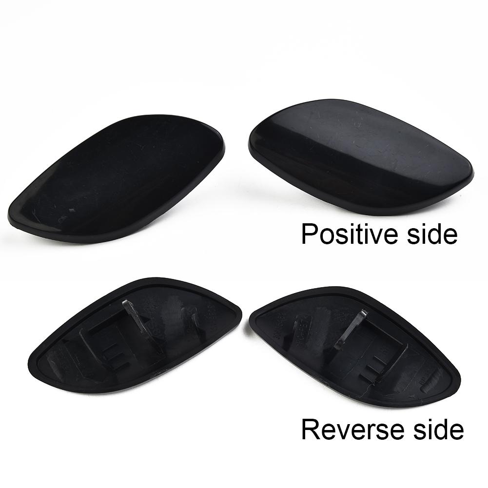 2pcs Headlight Washer Covers Car Auto Set Kit Front Bumper Accessories