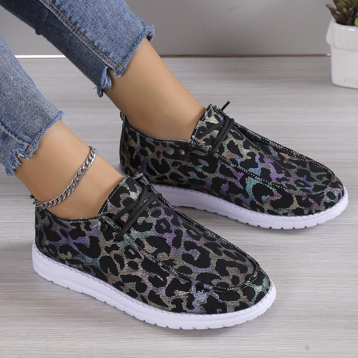 

Мода 2024 года, женская парусиновая обувь, летняя мода, дышащие повседневные мокасины на плоской подошве, кроссовки, спортивная обувь для ходьбы 42 чёрный