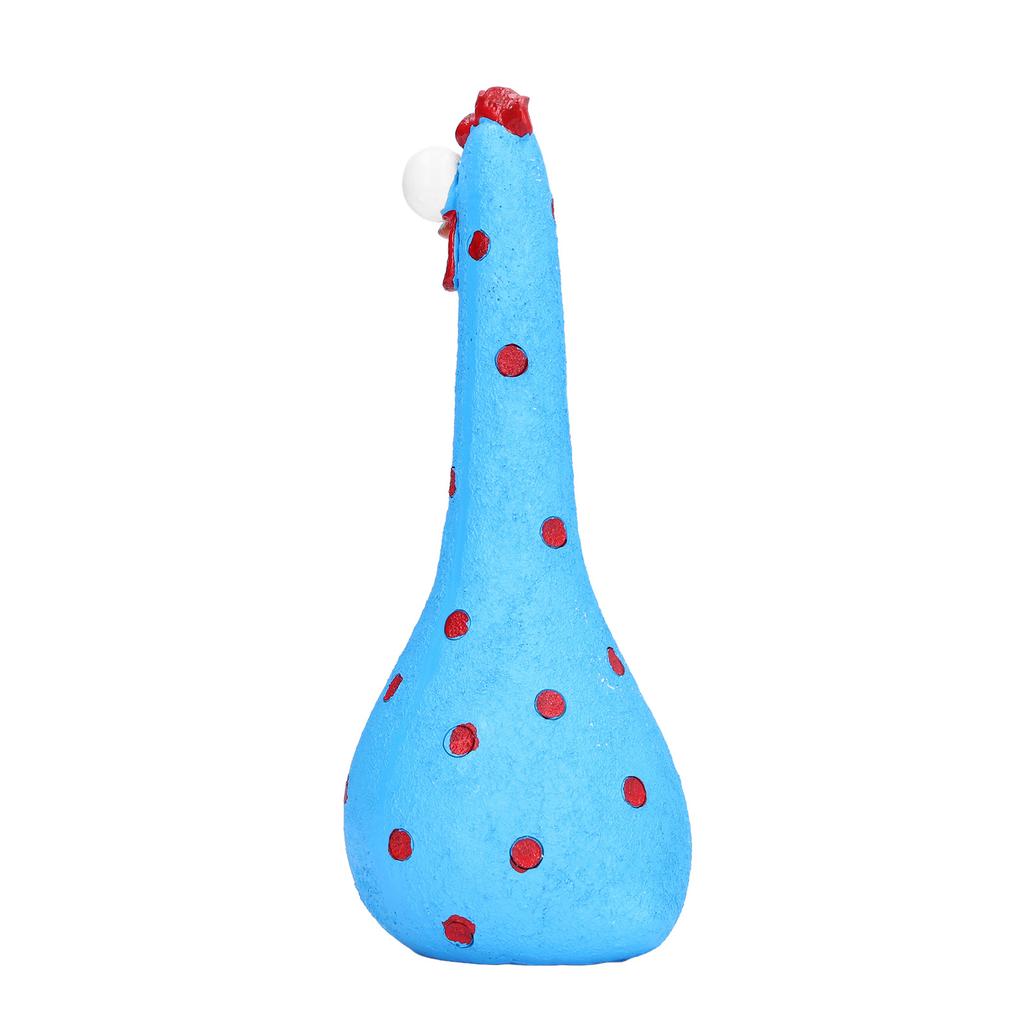 Chicken Statue Long Neck Microlandschaft Hand Crafted Resin Animal Garden Statues for Garden Yard