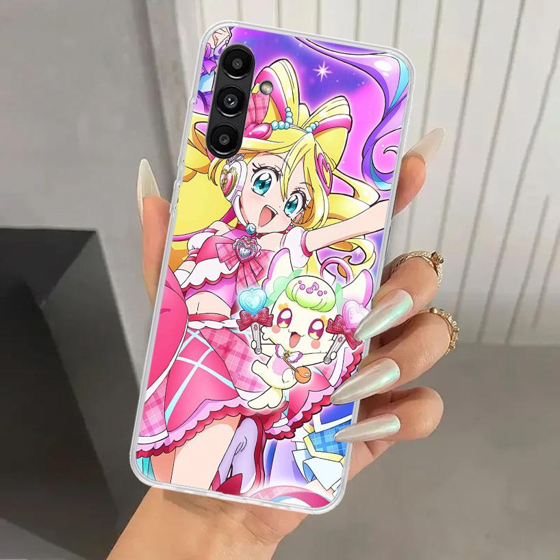 Pretty Cure Anime Phone Case for Samsung Galaxy A17 A16 A37 A26 A36 A57 A56 A15 A25 A35 A55 A14 A24 A34 A54 A13 A23 A33 A53 Gala