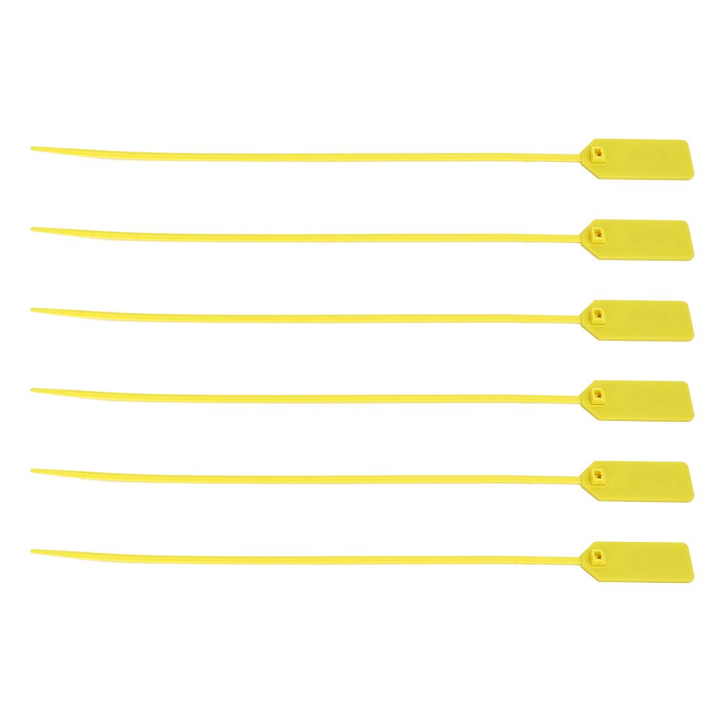 50pcs Zip Tie Tag Readable Writable 40KG Tensile Strength Self Locking Marking Label for Luggage