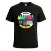 Nessun Segnale Attendere Schermo di Test Divertente T-shirt da Uomo Regalo Scherzo per Festa Maglietta Top