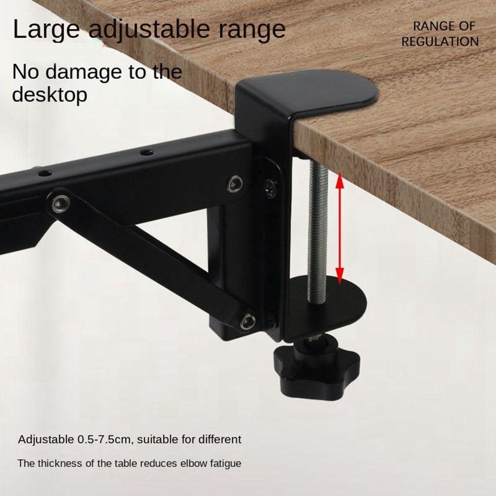 Punch-free Folding Shelf Bracket Cold Rolled Steel Board Bracket  Desktop