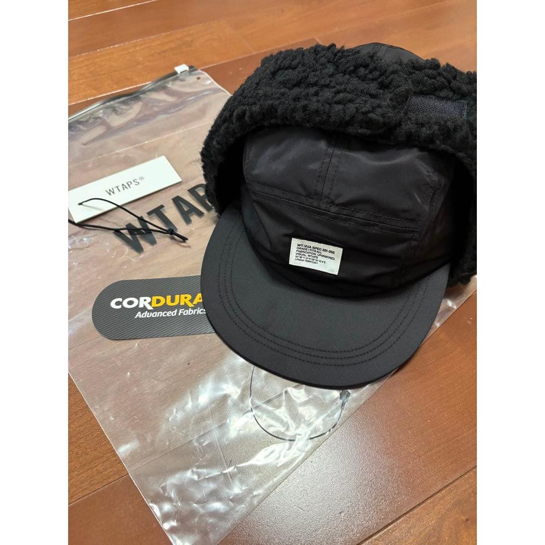 Used WTAPS Cordura Flight Cap fleece cap 03