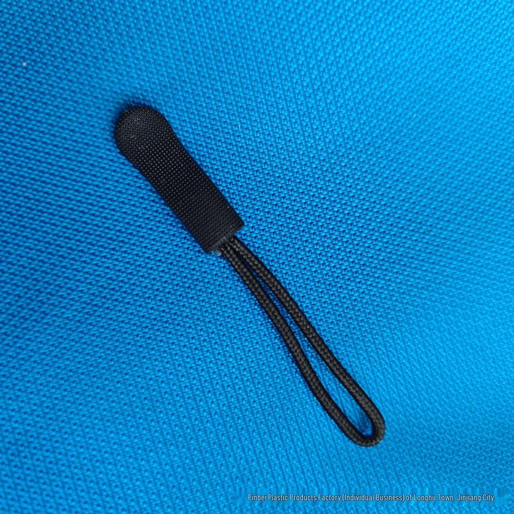Black Caterpillar Zipper Pull: Popular Luggage Tail Rope Cord