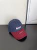 Fashion Hat Contrast Color Letter Embroidery Baseball Cap Unisex Korean Version Versatile Daily Cap Face Small Sunscreen Visor