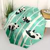1pc Panda Forest Automatic Open/Close Umbrella Sturdy Iron Frame, Compact Travel UmbrellaIntricate Design Umbrella a0829095