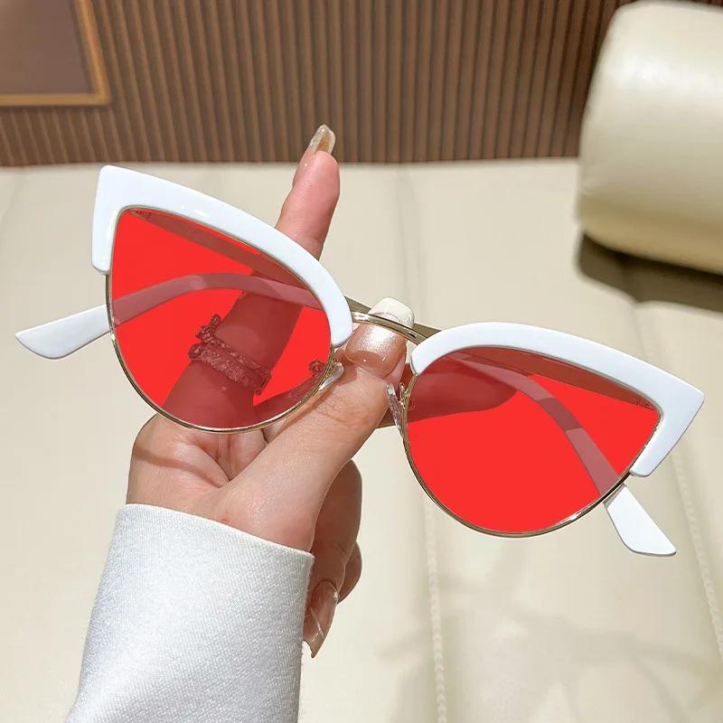 New European and American Fashion Trend Cat Eye Night Vision Goggles Fashionable Classic High-definition Eye Protection Glasses