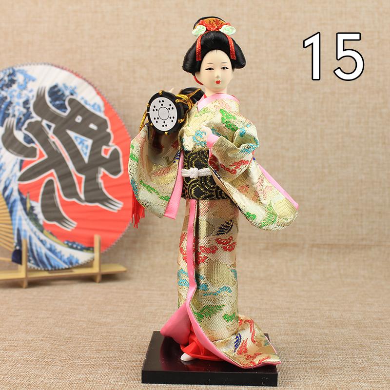 Krásné japonské figurky gejš Panenky s krásným kimonem Domácí dekorace na plochu Miniatury Kolekce ozdob z gejš Dárek