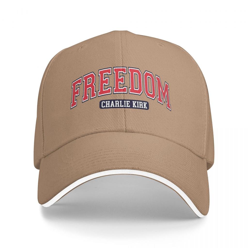 Charlie Kirk Freedom Great American Patriot Baseball Caps Snapback Baseball Hats Breathable Casual Casquette Outdoor for Unisex