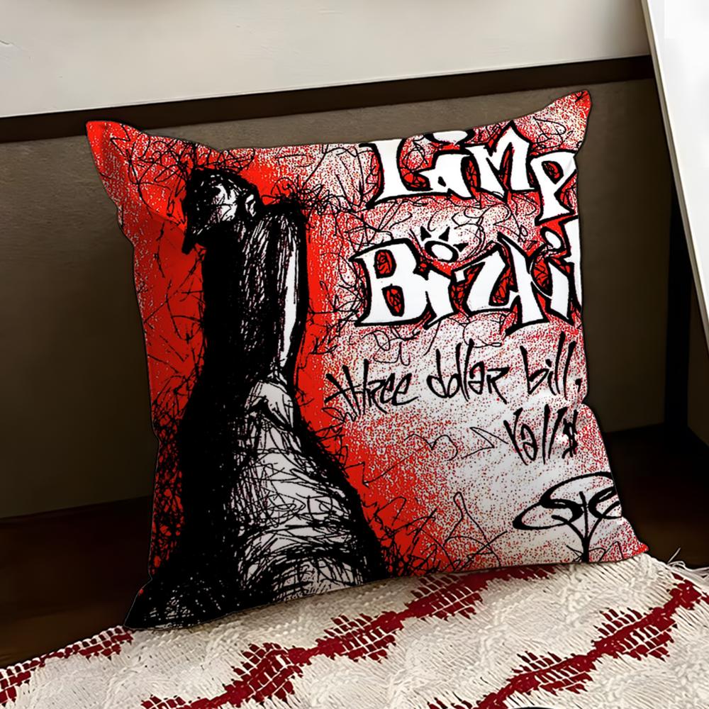Band LLimp BizkitS Cushion Cover Reversible Soft Durable Pillow Cover Home Car MultiScene Use for Daily Comfort