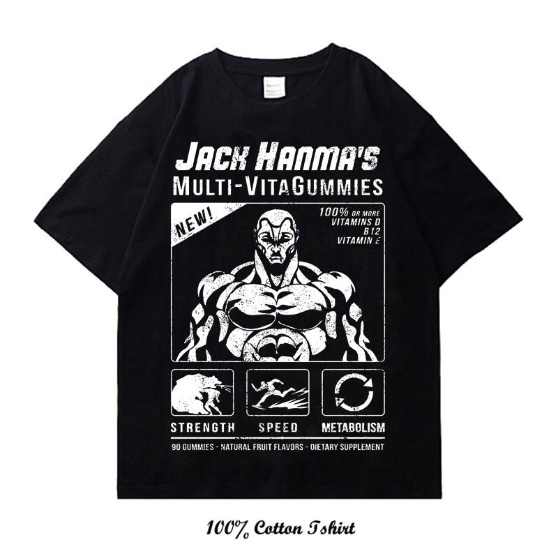 

Грапплер Баки Кёкудай Тайкай Футболка с графическим принтом Харадзюку Винтажная с коротким рукавом Большого размера Хлопковая футболка с круглым вырезом Женская Мужская 4XL