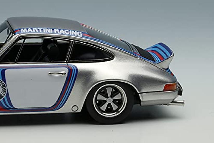 VISION Porsche 911 Carrera 1973 Stripe Finished Product VM009R 1/43 RS2.7 Silver/Martini