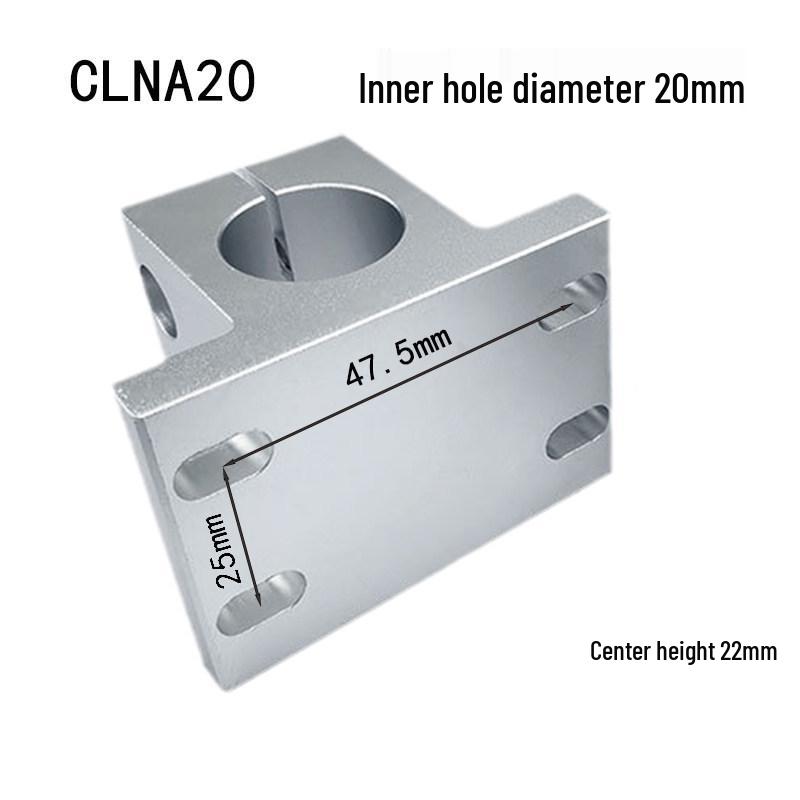 

Optical Axis Mounting Block with Elliptical Hole Bracket and Steel Guide Shaft Support.