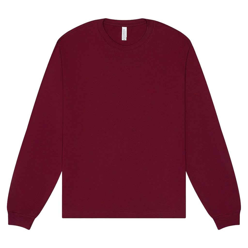 Bella + Canvas Unisex Adult Heavyweight Boxy Long-Sleeved T-Shirt