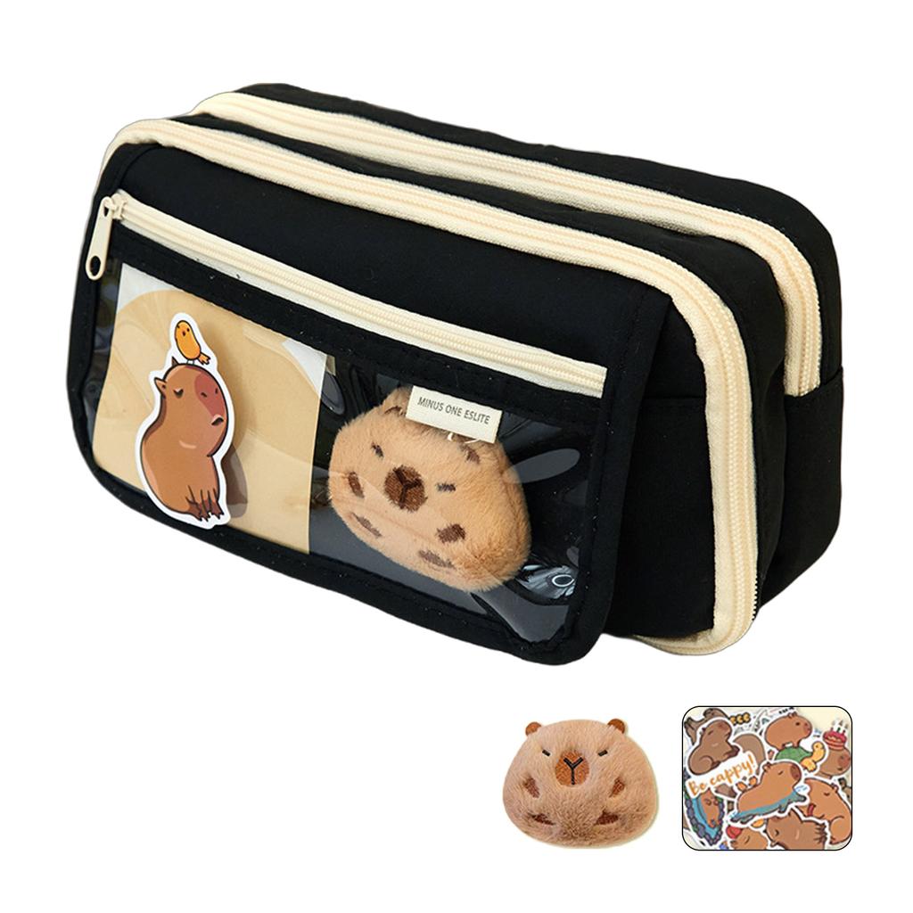 Pencil Bag Stationery Bag Pencil Case Large Capacity Pen Pouch Desk Organizers Marker Pen Case School Office Supplies