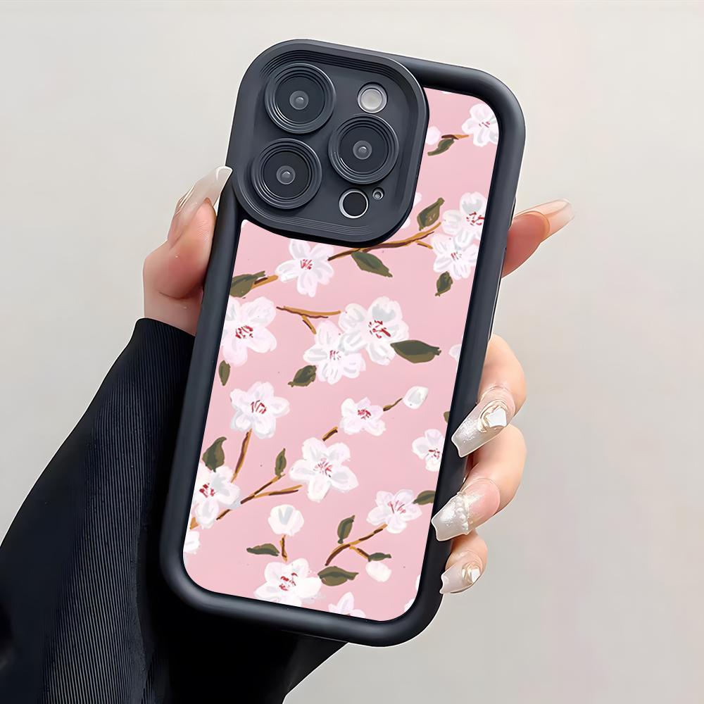 Flowers Phone Case For IPhone 17 Pro Max 15 Pro 16 14 Plus 12 13 Mini 11 Pro Shockproof Cover