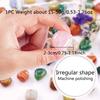 Natural Crystal Rolling Stone 2-3Cm Gravel Tumbled Stone Healing Crystal Topaz Polished Rolling Stone Aquarium Flowerpot Decorte