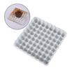 Half Bead Coaster Molds Square Silicone Coaster Mold Cup Mat Mold Square Epoxy Casting Mold for Resin Coaster Home Decor