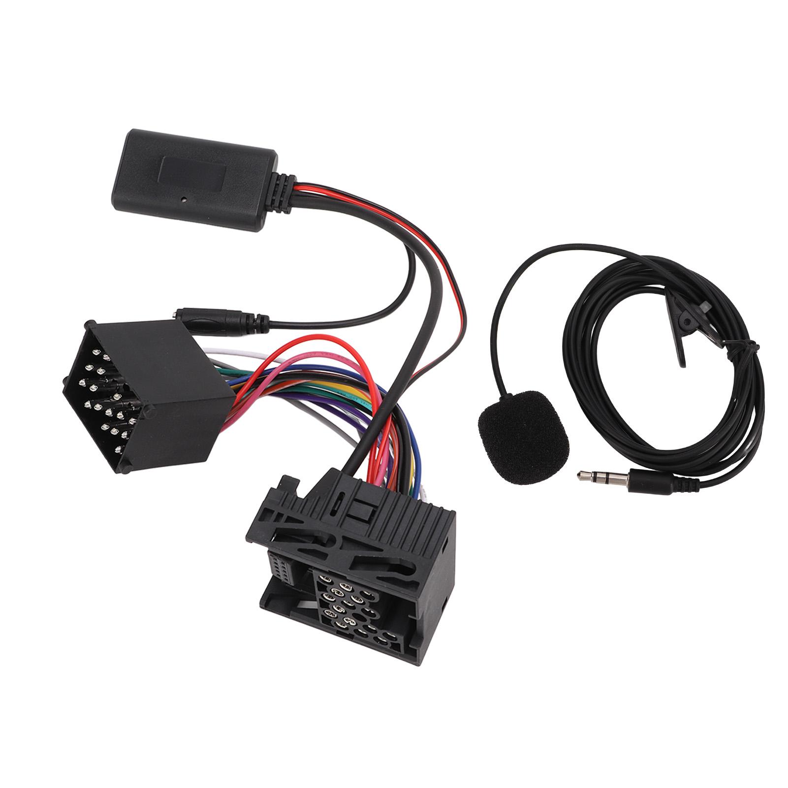 

Беспроводной аудиокабель AUX с разъемом Bluetooth 5.0 и микрофоном для замены E46 320i 320ci