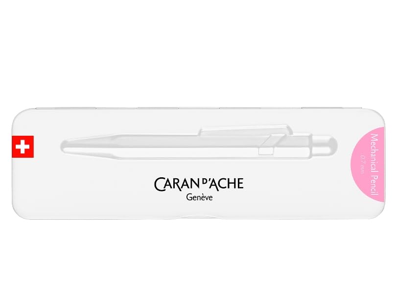 CARAN Mechanical Pencil 849 Color Matte X Pink Metal Can Officially Imported D'ACHE MF0844-591 0.5mm