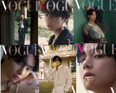 Vogue Korea October 2022 BTS, V Cover Whole Magazine, K Pop, K Star, K Fashion
