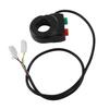 EVGATSAUTO Auto Headlight Switch,12V Hamdlebar Button Switch Light On-Off Button Handlebar Switchs for Motorcycle Scooter Handlebar Turn Switchs