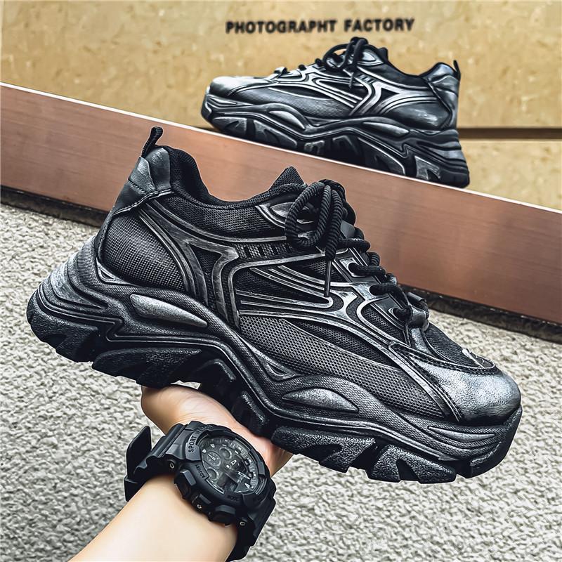 

CX02 осенние на толстой подошве с увеличением роста ретро старые японские папины кроссовки в гонконгском стиле повседневные спортивные универсальные студенческие мужские кроссовки 39