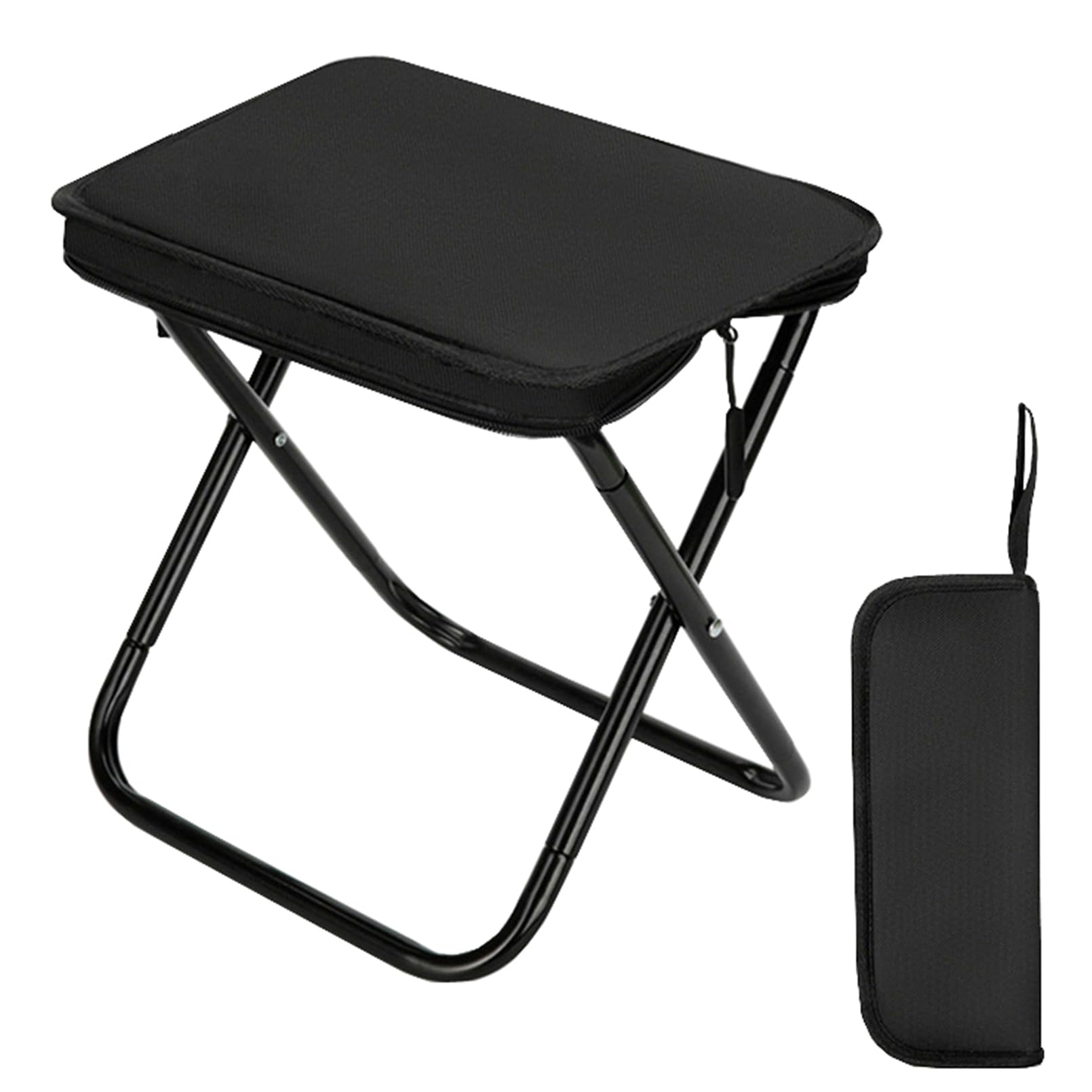 

Sinrahaki Camping Folding Chair Ultra Lightweight Storage Compact Outdoor Chair Folding Hiking Fishing Camping Chair Black чёрный