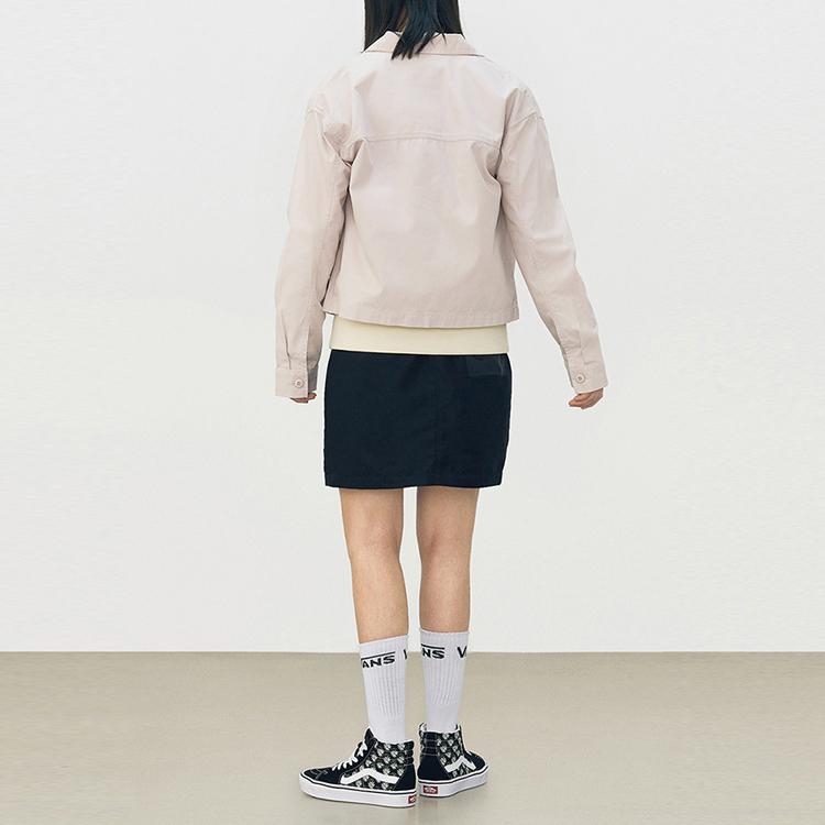 Vans Patchwork Multi-Pocket Fashion Comfortable Sports Casual Skirt Women Skirts Black VN0A54KMBLK