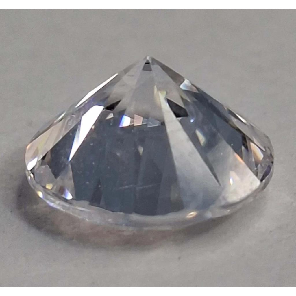 Stunning Natural White Zircon 4-6 Ct Round Cut Certified Loose Gemstone