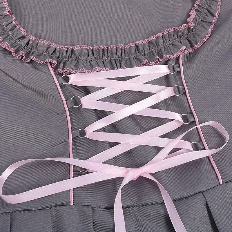 Plus Size European & American Pink Oktoberfest Beer Dress for Stage & Cosplay