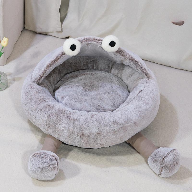 

Съемная и моющаяся собачья будка Съемная кошачья будка в форме плюша Гнездо для глубокого сна Термоподложка Зимняя собачья будка Коврик для собак M