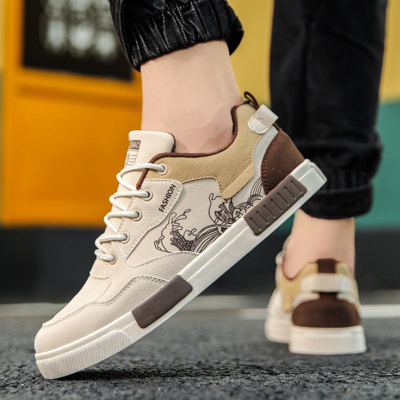 Men's shoes autumn new large size trend board shoes breathable sports casual shoes fashion versatile student shoes men