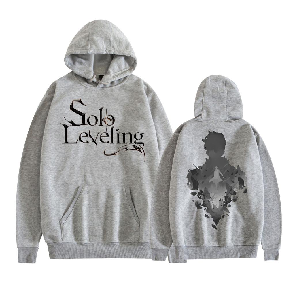 Solo Leveling Hooded for Aldult Streetwear Hoodie Cartoon Printed Unisex Hooded Pullover