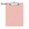 Strong Clamping Clipboard A4 Letter Size Plastic Clipboard, Hard Board with Low Profile School Clip, Lightweight Solid Color for Office Classroom