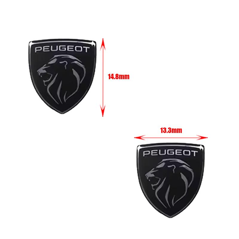 For Peugeot Car Remote Key Stickers Badge Emblem Car Accessories c Peugeot GT Line 208 301 308 2008 3008 4008 5008 206 307 407 607