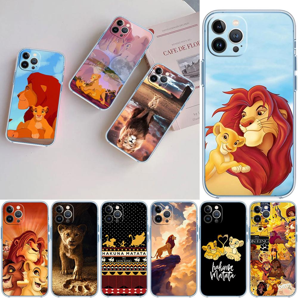 CJ75 Lion King Transparent Phone Case for LG K22 K30 K40 K40S K41 K42 K50 K50S K51 K51S K52 K61 K62 K71 K92 Q60 Q61 V40 V50 V60