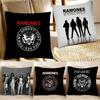 Band R-Ramone Pillow Case Fashion Square Pillowcase Bedroom Sofa Room Ins Decoration Leisure
