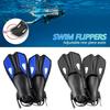 Flipper Silicone Professional Scuba Diving Fins Short Men Women Snorkel Swimming Fins Kids Flippers Equipment Swim Set