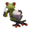 Cartoon Harz Frösche Figur Tier Sammlerstücke für Tischplatte und Bücherregale Dekoratives Ornament Skulptur Geschenk