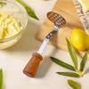 WORTHBUY Stainless Steel Potato Masher Anti Slip Plastic Handle Potato Press Manual Food Masher Chopper Kitchen Accessories