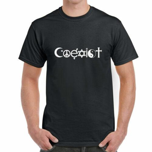 Футболка Coexist | Знак зодиака Хиппи Символы Колдовство S разноцветный