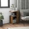 VidaXL Side Table Smoked Oak 36x30x56 Cm Engineered Wood 815189