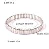 Titanium Steel Personality Jewelry Women 'S Fashion Special Rhombus Bracelet Stainless Steel Bracelet Elastic Bracelet 