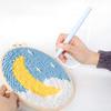 Punch Needle Starter Kit  DIY Handicraft Kit for Beginners Adults Moon Needle Punch Embroidery Kit  DIY Crafts Gift