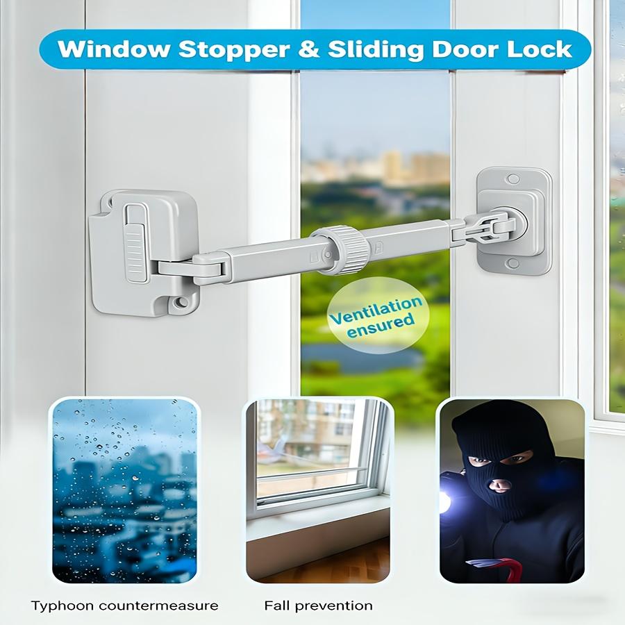 1PC Childproof Locks Anti-cracking Window Locks No-punch Window And Door Locks Childproofing Baby Protection Products