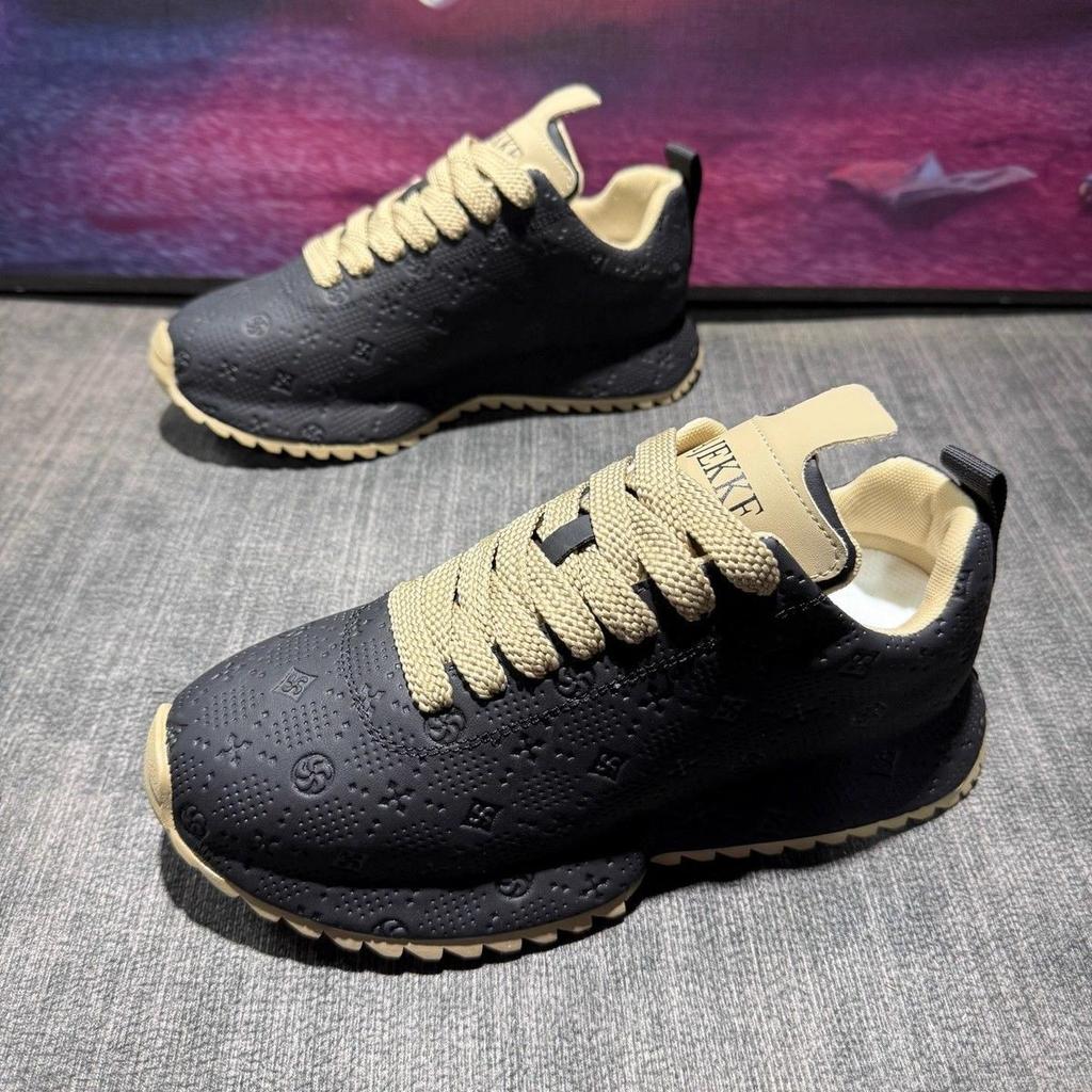 Novos sapatos masculinos de primavera sapatos de sola da moda sapatos casuais de pai sapatos esportivos