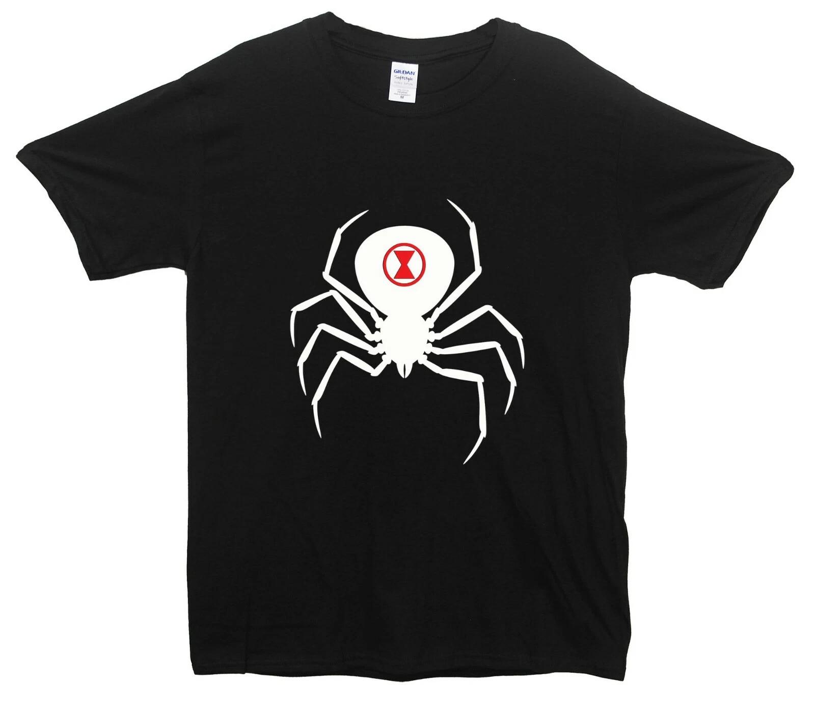 Black Widow Spider Symbol T-Shirt (Black Widow Inspired) 2XL